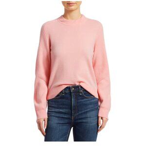 Rag & Bone Logan Cashmere Sweater, Size Large, Pink Rose